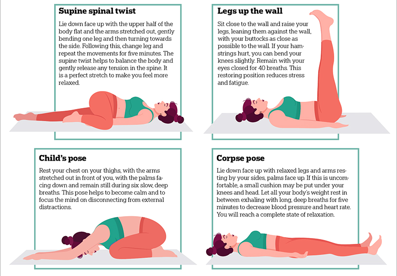 4 yoga poses for improved sleep