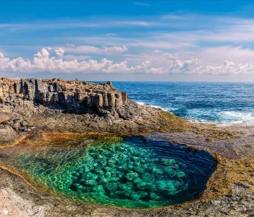 Caleta de Fuste, en Fuerteventura, Islas Canarias.
